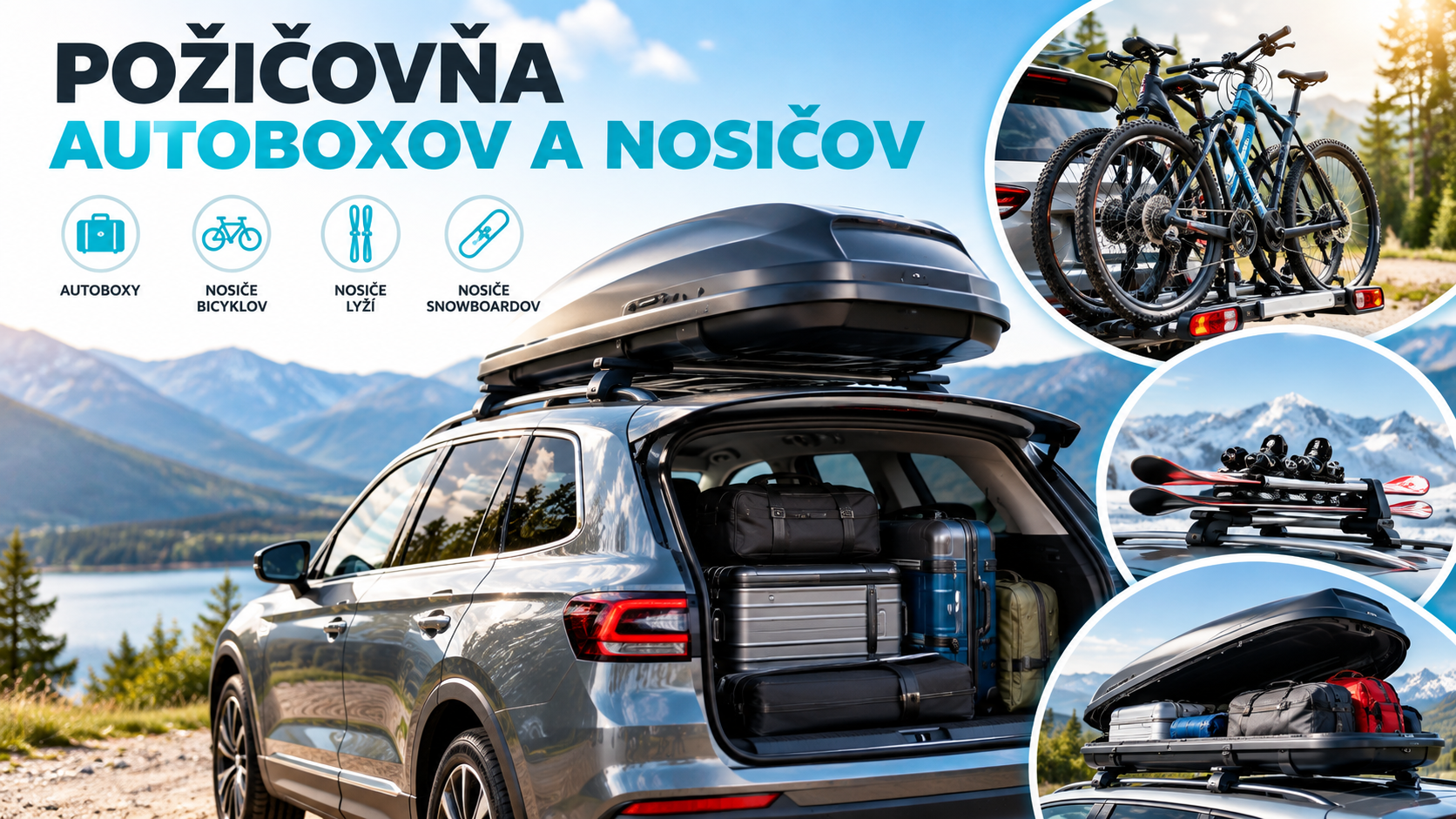 Požičovňa strešných boxov a nosičov