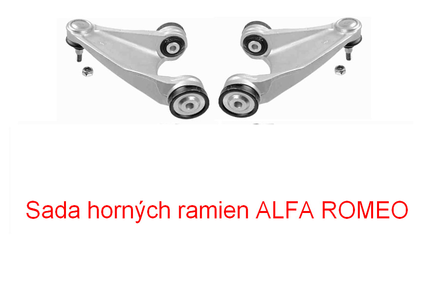 Sada horných ramien ALFA ROMEO 147, 156
