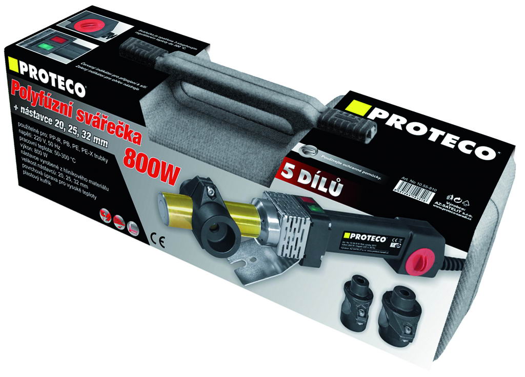 Polyfúzna zváračka plastovyćh rúr PROTECO